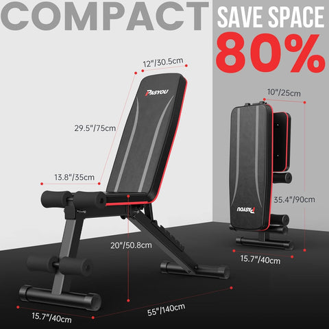 PASYOU PA300 Adjustable Weight Bench