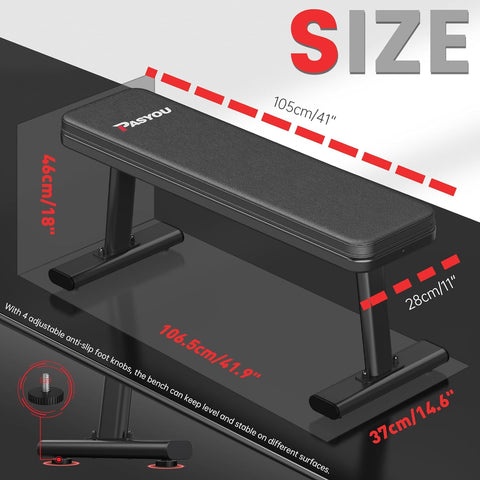 PASYOU PW100 Flat Weight Bench