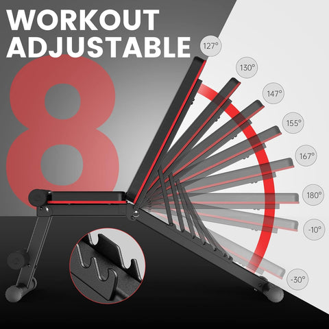PASYOU PA300 Adjustable Weight Bench