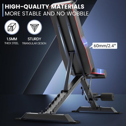 PASYOU PA400 Adjustable Weight Bench