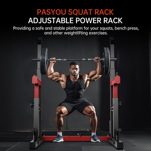 PASYOU SR20 Squat Rack For Home Gym